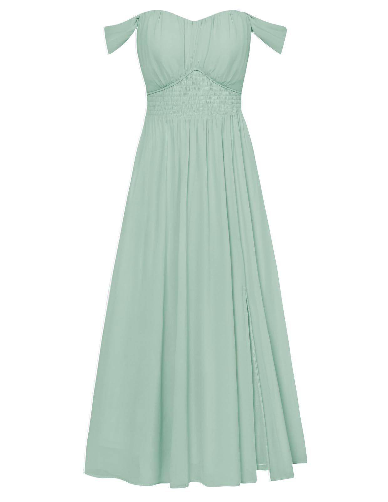 GRACE KARIN 2026 Women's Summer Floral Wedding Guest Dress,Beach Flowy A Line Maxi Off Shoulder Bridesmaid Dresses
