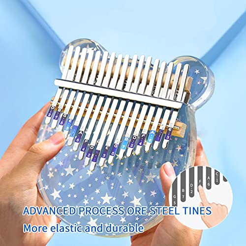 Kalimba 17 Clés Pouce Piano Cristal Portable Piano à Doigts avec étui rigide Marteau D’Accordage Cadeau Piano à Pouce… - Les Beatles, Paul McCartney, John Lennon, RIngo Starr, George Harrison Kalimba 17 Clés Pouce Piano Cristal Portable Piano à Doigts avec étui rigide Marteau D'Accordage Cadeau Piano à Pouce… – Image 6