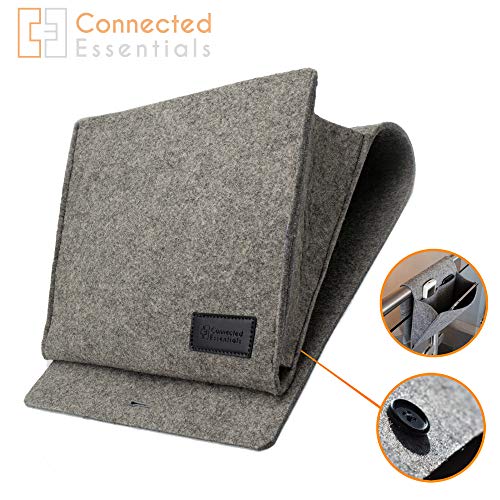 Connected Essentials Boîte de Rangement en Feutre Avec 3 Compartiments