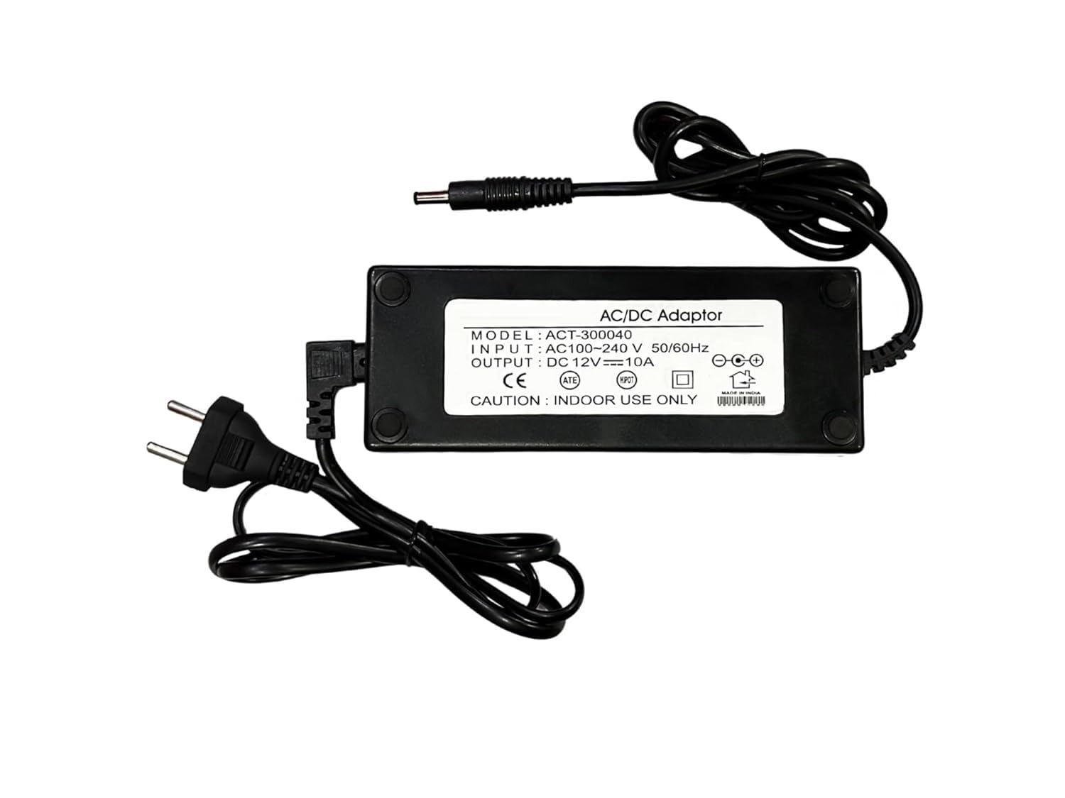 AC/DC Power Supply Adapter, 12V 10A 120W, AC to DC Converter for LED Strip Lights, CCTV Cameras, 3D Printers, Routers, Black-image-48