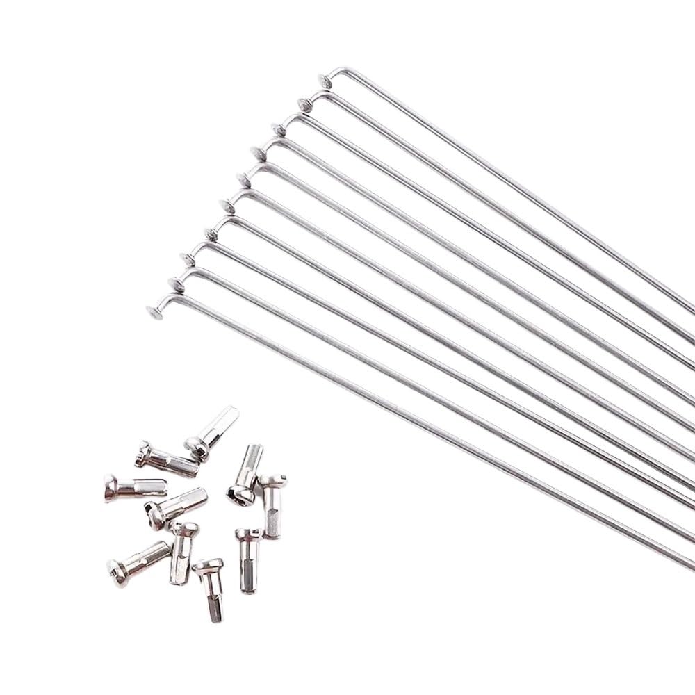 JIASHUNHE Cycling Spokes 10pcs Bicycle Spokes With Stainless Steel(286MM)