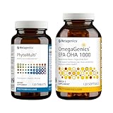 Metagenics Bundle - OmegaGenics EPA-DHA 1000 & PhytoMulti - 120 Softgels of EPA-DHA 1000 for Heart, Health & Immune System Health* - 120 Tablets of PhytoMulti for Overall Health & Aging*