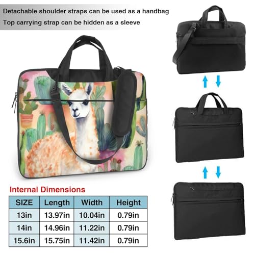 Bolso para portátil KHiry para hombre y mujer negro miniatura 2