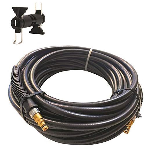 Högtrycksslang och slang förlängning för Kärcher K2 K3 K4 K5 K6 K7 Home & Garden serie från tillverkningsår 2008 med dubbelsidig Click Quick Connect som 2,641-721.0 (3 meter)