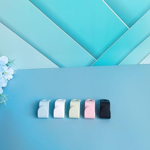 Miniatura 8 de 40 ganchos para colgar ropa, ganchos de conector de armario, ahorro de espacio, de plástico, organizador de abrigos, mini colgador de ropa, ganchos