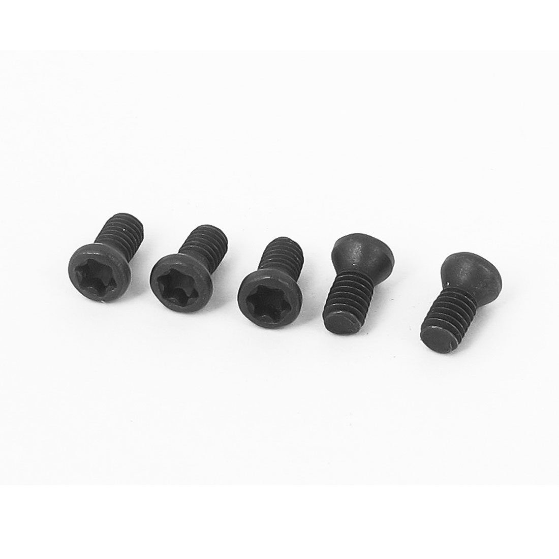 uxcell® Countersunk Torx Head Socket Bolt Screw Fastener M3.5x8mm 5 Pcs