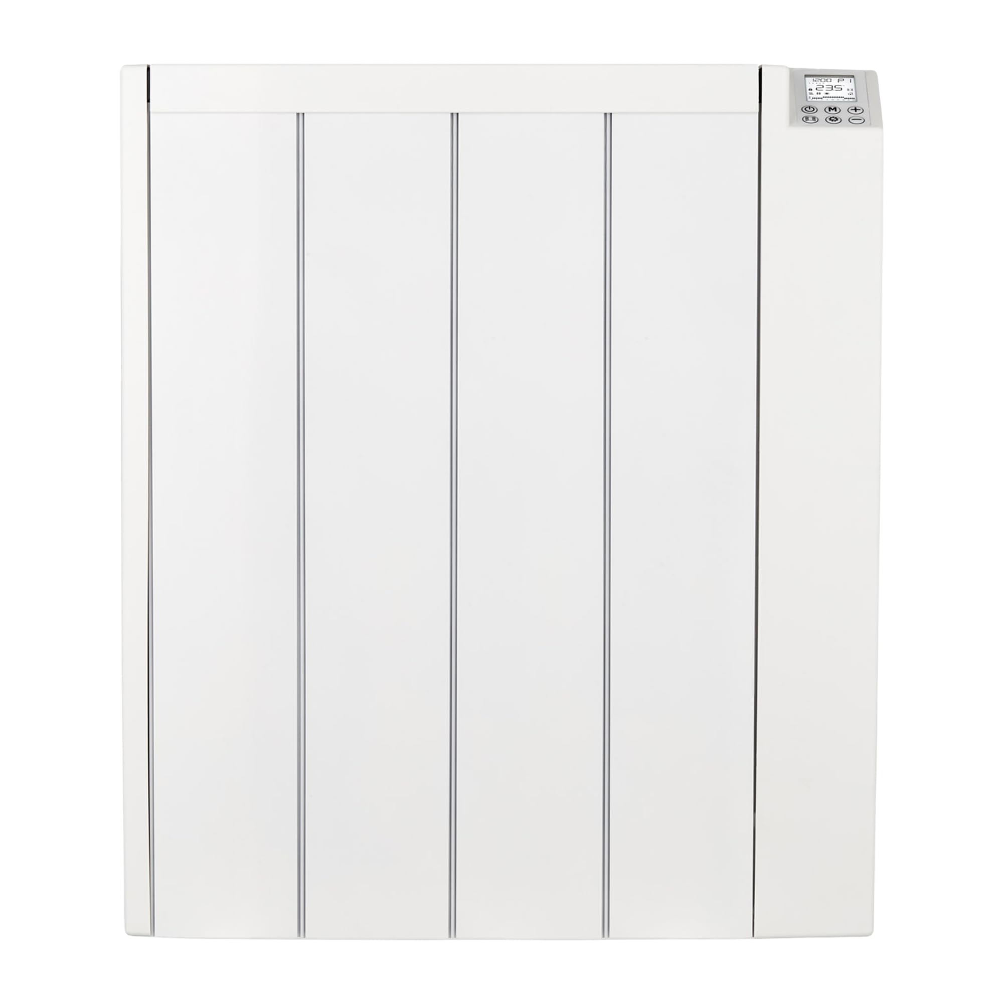 MYLEK,Radiatore elettrico a pannello in ceramica, con timer digitale programmabile da 1000 W, montaggio a parete, in alluminio, sottile, IP24, LOT 20, risparmio energetico (1000 W)