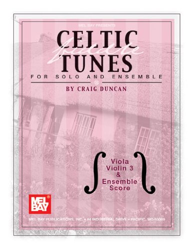 Celtic Fiddle Tunes for Solo and Ensemble, Viola, Violin 3 & Ensemble Score with Piano Accompaniment