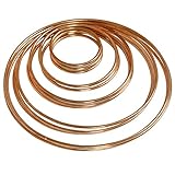 OFNMY 15 Pieces Metal Rings Hoops Macrame Ring for Dream Catchers and Crafts, 2 Inch, 3 Inch, 4...