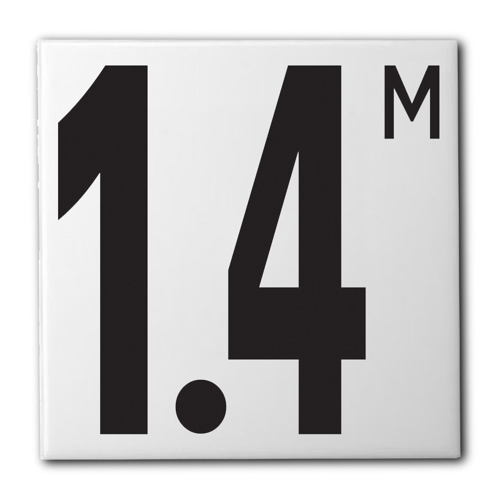 Ceramic Swimming Pool Waterline Depth Marker 