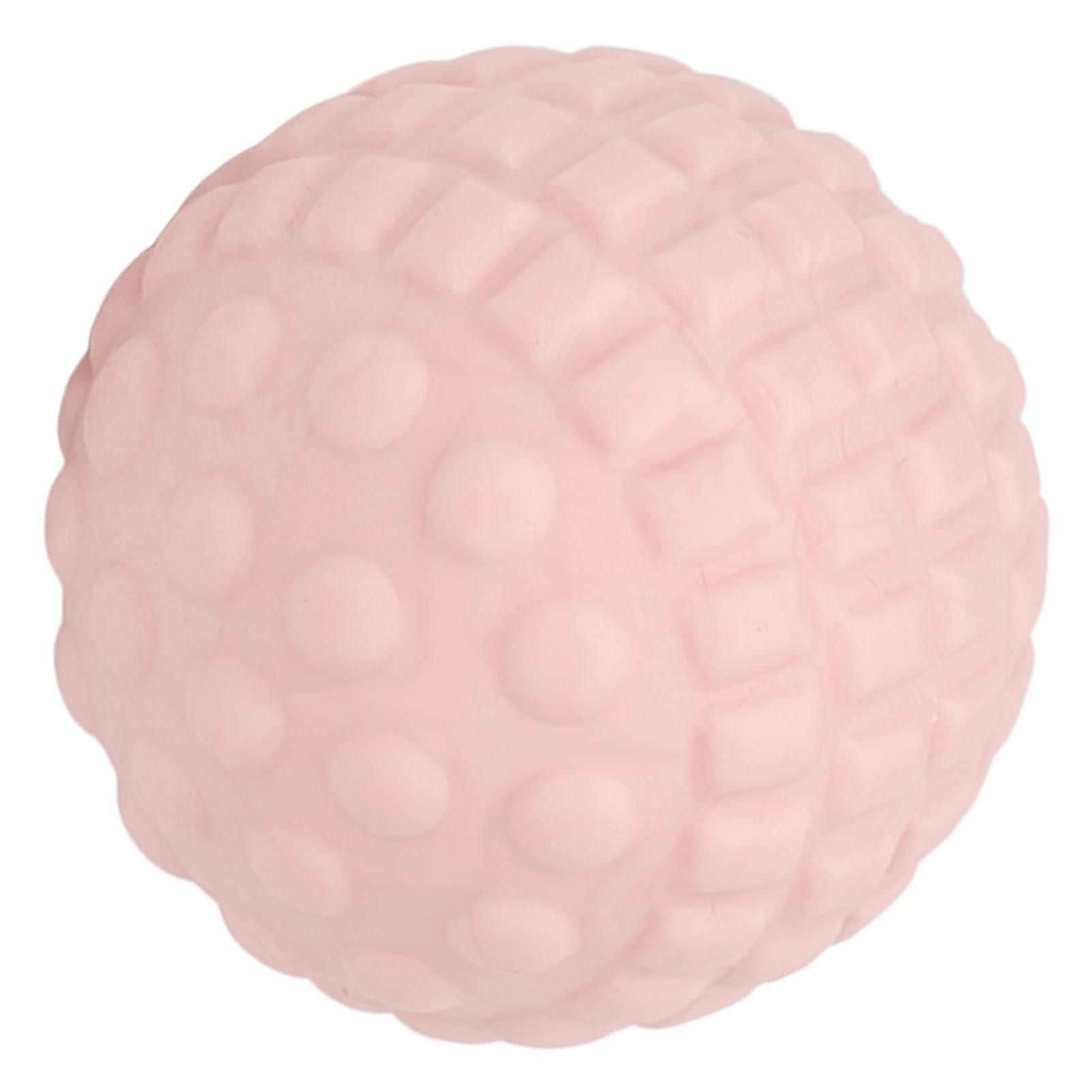 Hidyliu Bola Masajeadora de Pies para Aliviar el Estrés y Relajar los Músculos, Rodillo de Masaje Portátil para Fascitis Plantar TPR de 5 Cm, Ideal para el Hogar y los Viajes (Rosa)