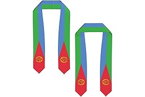 2024 Eritrean Flag Graduation Scarf