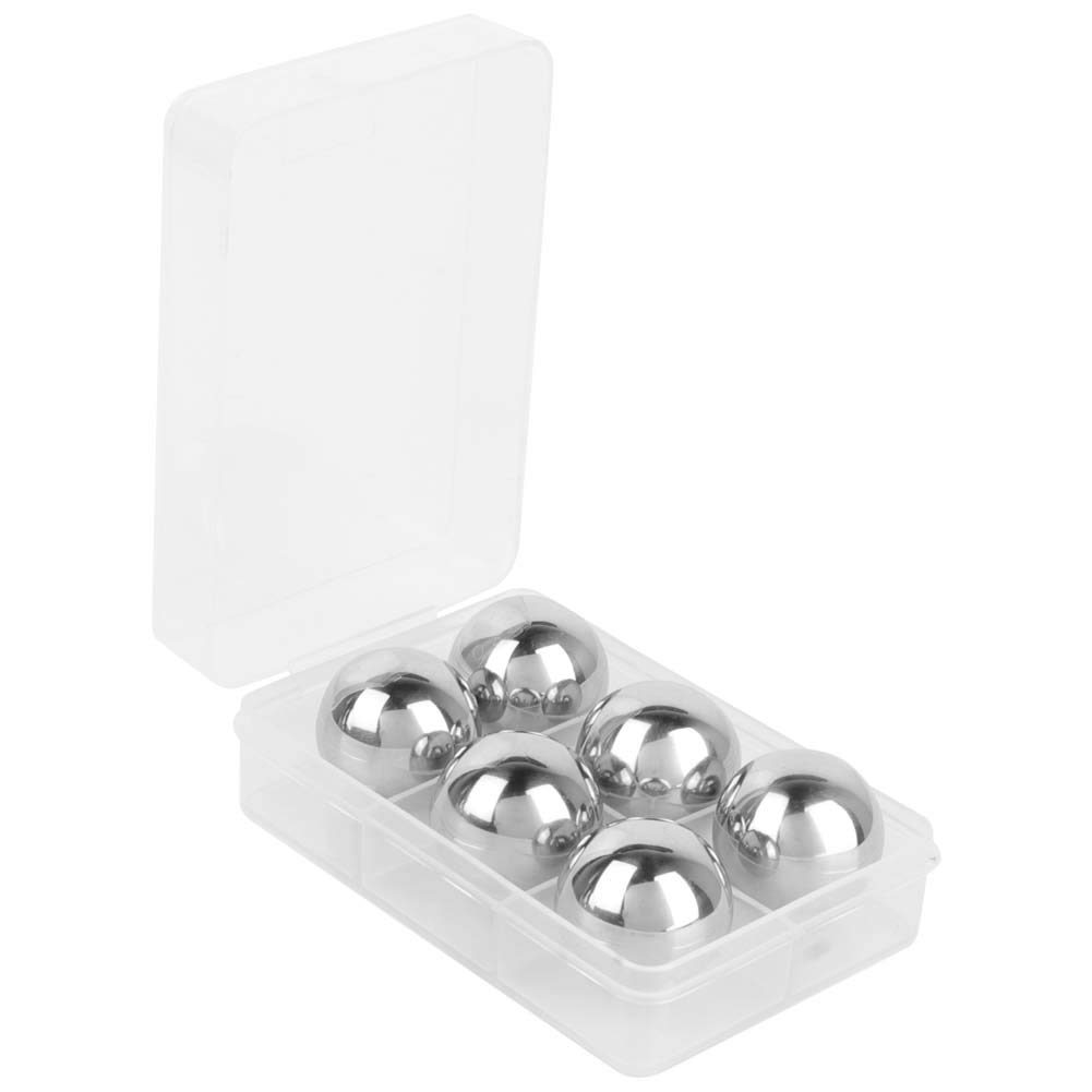 Alvinlite Stainless Steel Ice Cube Ice Stones Ball for Whiskey Vodka Liqueurs Beer Wine Whiskey Rocks Chilling