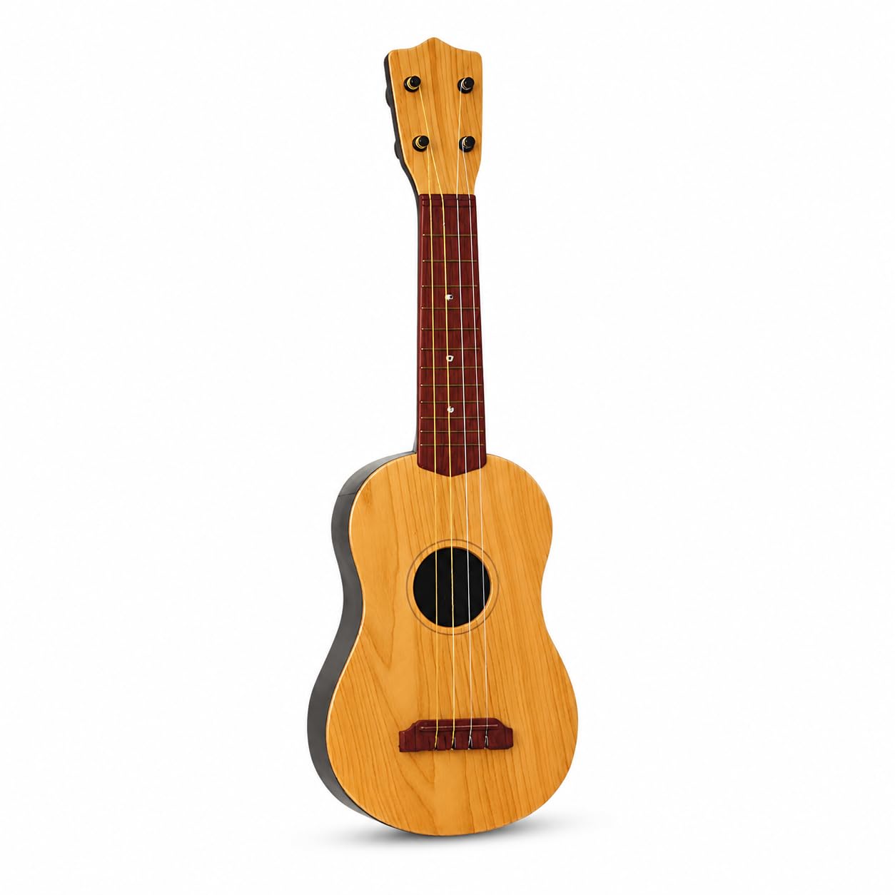 Guitarra para niños con 4 cuerdas y púa ukelele juguete instrumento musical para niños guitarra clásica de plástico cm 58 ukelele 4 cuerdas instrumentos musicales juguete educativo (a)