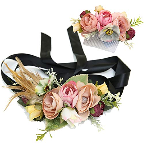 Ever Fairy Cintura per capelli a forma di fiore