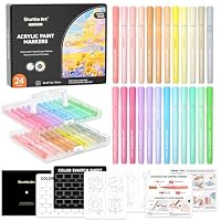 Amazon | Shuttle Art アクリルマーカー 36色セット 直液式 ブラシペン