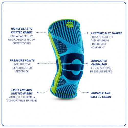 Bauerfeind Sports Knee Support - Knee Brace for Pain Relief and Stabilization - Patellar Knee Pad for Enhanced Support - Targeted Compression - Lightweight & Durable - Image 4