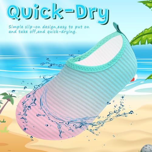 Image of VIFUUR Kids Water Shoes Girls Boys Quick Dry Aqua Socks for Beach Swim Outdoor Sports