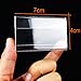 Airgoesin 50pcs Mini Sign Display Holder Price Card Tag Label Counter Top Stand Case 7cm x 4cm