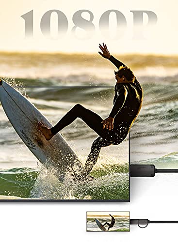 YEHUA Cavo da USB C a HDMI, 2-in-1 Micro USB/MHL a Adattatore HDMI 1080P per Tutti i Telefoni/Tablet Android/USB C iPad a TV/Proiettore