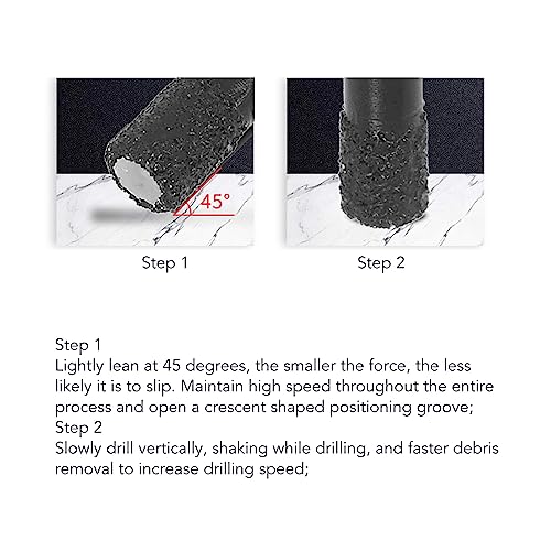 Kit de Brocas de Carburo 6mm 5 Piezas para Mármol miniatura 5