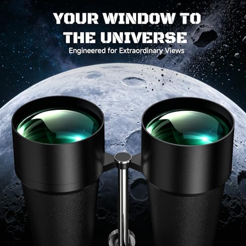 Image of Sogries 25x100 Binoculars for Adults High Powered Large Aperture 100mm Astronomy Binoculars Long Distance Viewing Waterproof Long Range Powerful Binocular for Stargazing Marine Cruise Ship Birding