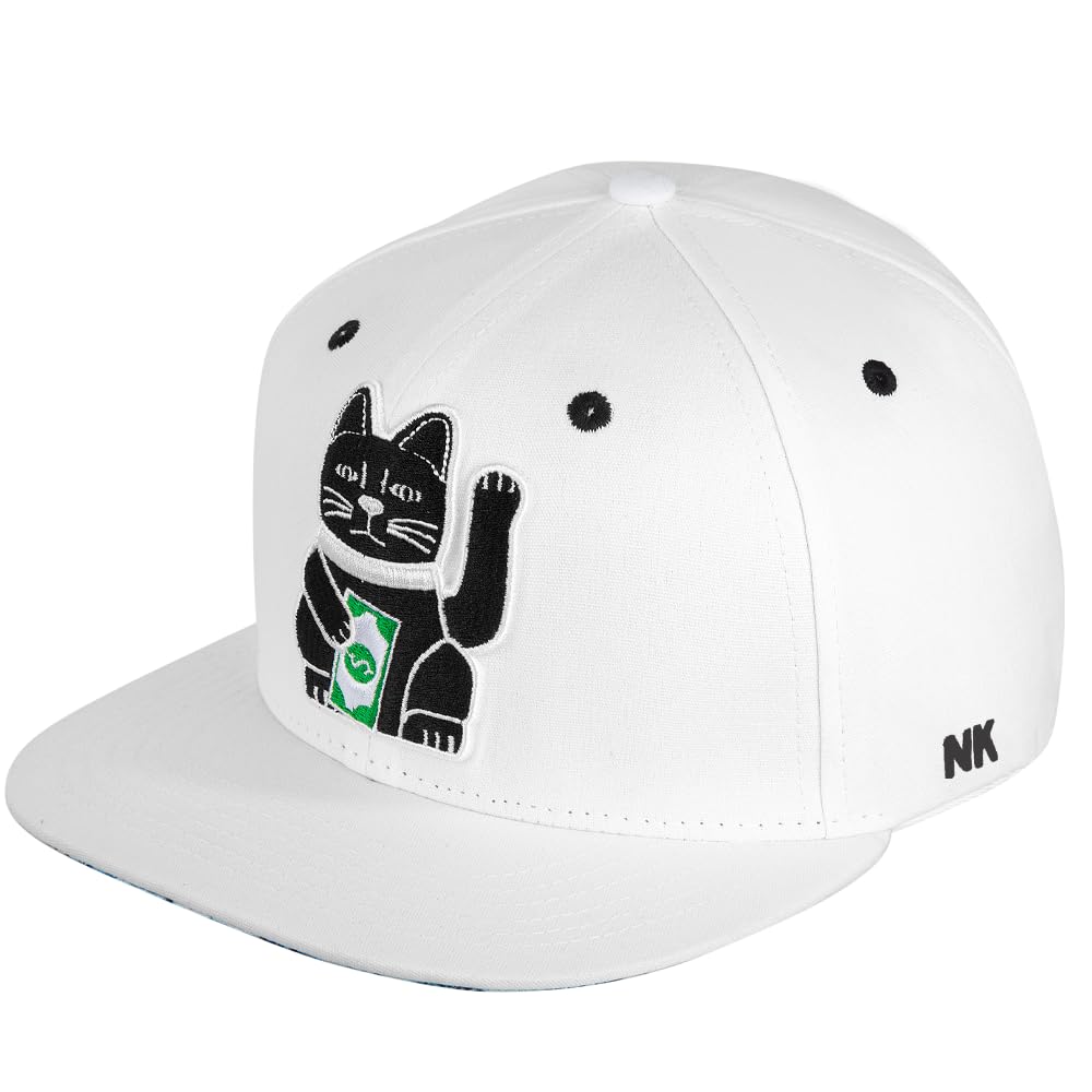 Nebelkind Gorra de béisbol para Hombre y Mujer, Talla única, Ajustable, Unisex, Estilo Urbano, Gorra de béisbol con Visera Recta, Retro