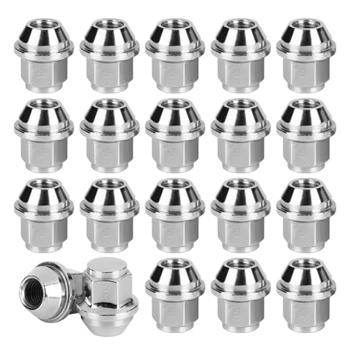 Image of Wheel Lug Nuts Set M12 x 1.5 1.25 inch Length Fits for Ford EcoSport Escape Fiesta Fusion Ranger Transit Connect Bronco Sport 2011-2023, for Lincoln Corsair 2020-2021, Replace 611-303 6113031 20PCS