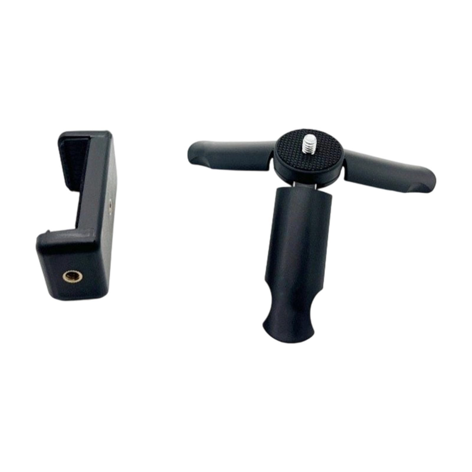 JINPIAOPIAO Lightweight Tripod Phone Mount for Camera and Smartphone with 1 4Inch Screw Hole Secure Slip Proof Design