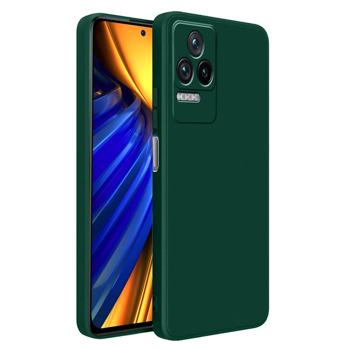 LIRAMARK Silicone Soft Back Cover Case for Poco F4 5G (Green) (B0BS66ZJ2M) Amazon Price History, Amazon Price Tracker