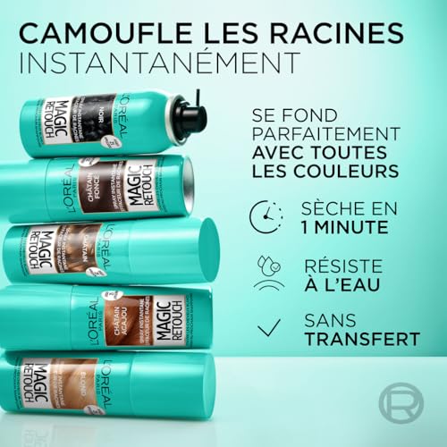 Coloration Spray Retouche Racine Blond Temporaire 'oreal Paris La Boîte - vue 6