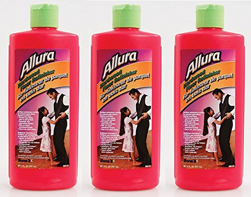 Allura Hardwood Floor Refinisher 8oz. Bottle (Pack of 3)