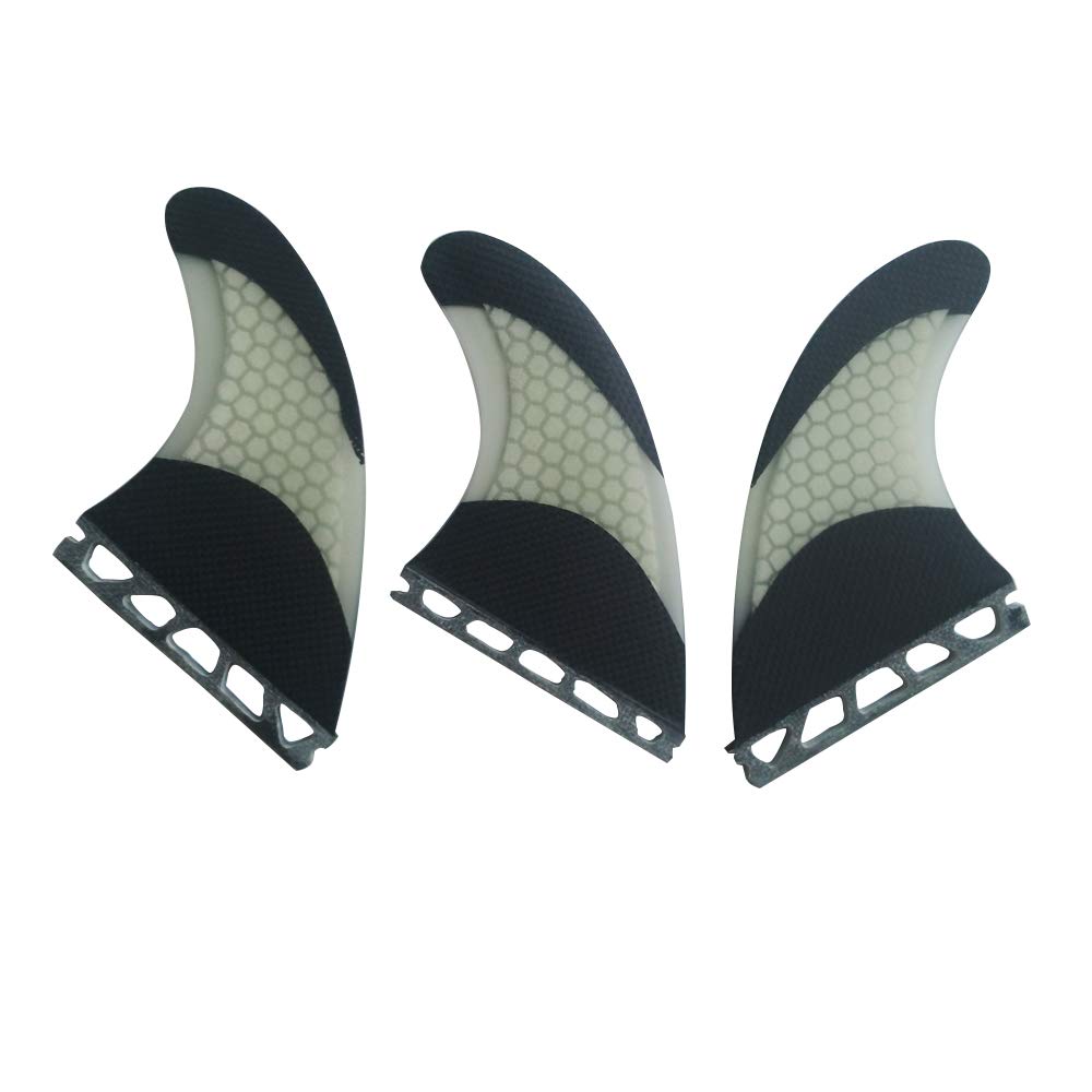UPSURF Planche De Surf Future Base 3palmes G7 Fibre De Verre pour Planche De Surf Thruster Set Carbone Rayon De Miel