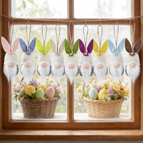 50% de descuento en juego de 10 adornos de conejo de Pascua