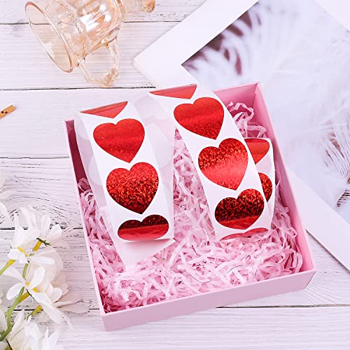 500 Pezzi Adesivi Cuore San Valentino, 3,8cm