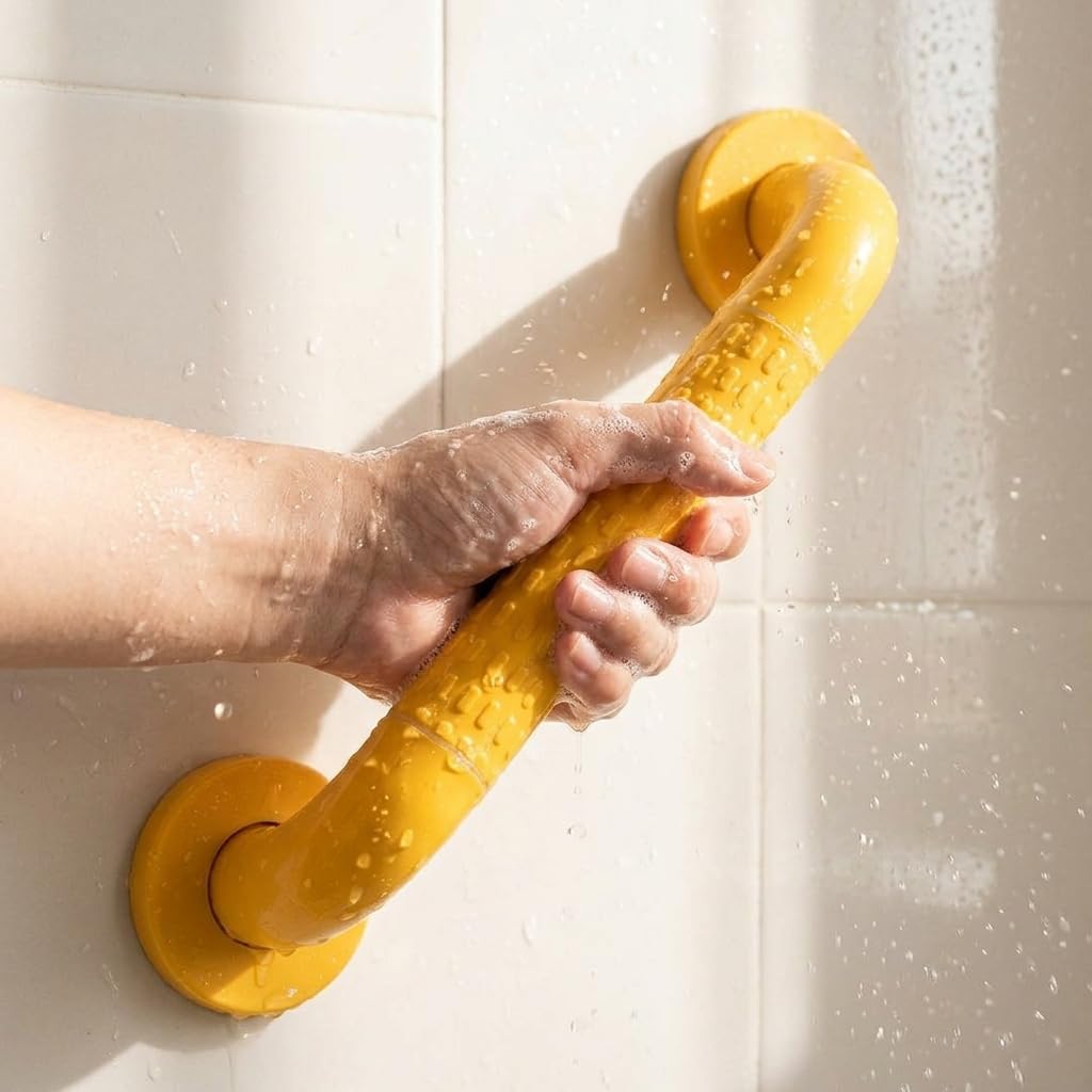 Agarara para Acero Inoxidable con Diseno Ergonomico y Firme para Mayores y con Discapacidad Suitable para Inodoro y Ducha