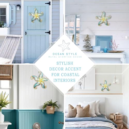 Poxohometalstarfishwalldecorsealifecoastaldecorations12inchstarfishwallartnauticalhomedecorationhandingoceanbeachwallartforgardenfencehomepatiokitchenbathroomblue Urban Country Home Decor Poxoho metal starfish wall decor sea life coastal decorations 12 inch starfish wall art nautical home decoration handing ocean beach wall art for gardenfencehomepatiokitchenbathroomblue urban country home decor