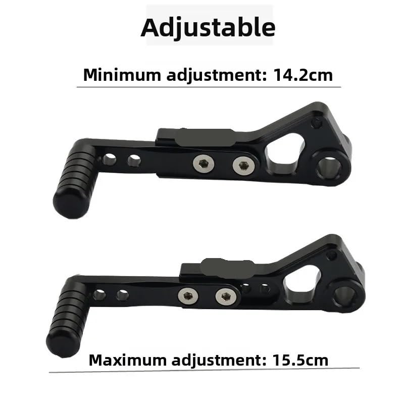 Sélecteur vitesse 650MT levier réglable moto accessoires de modification sans perçage