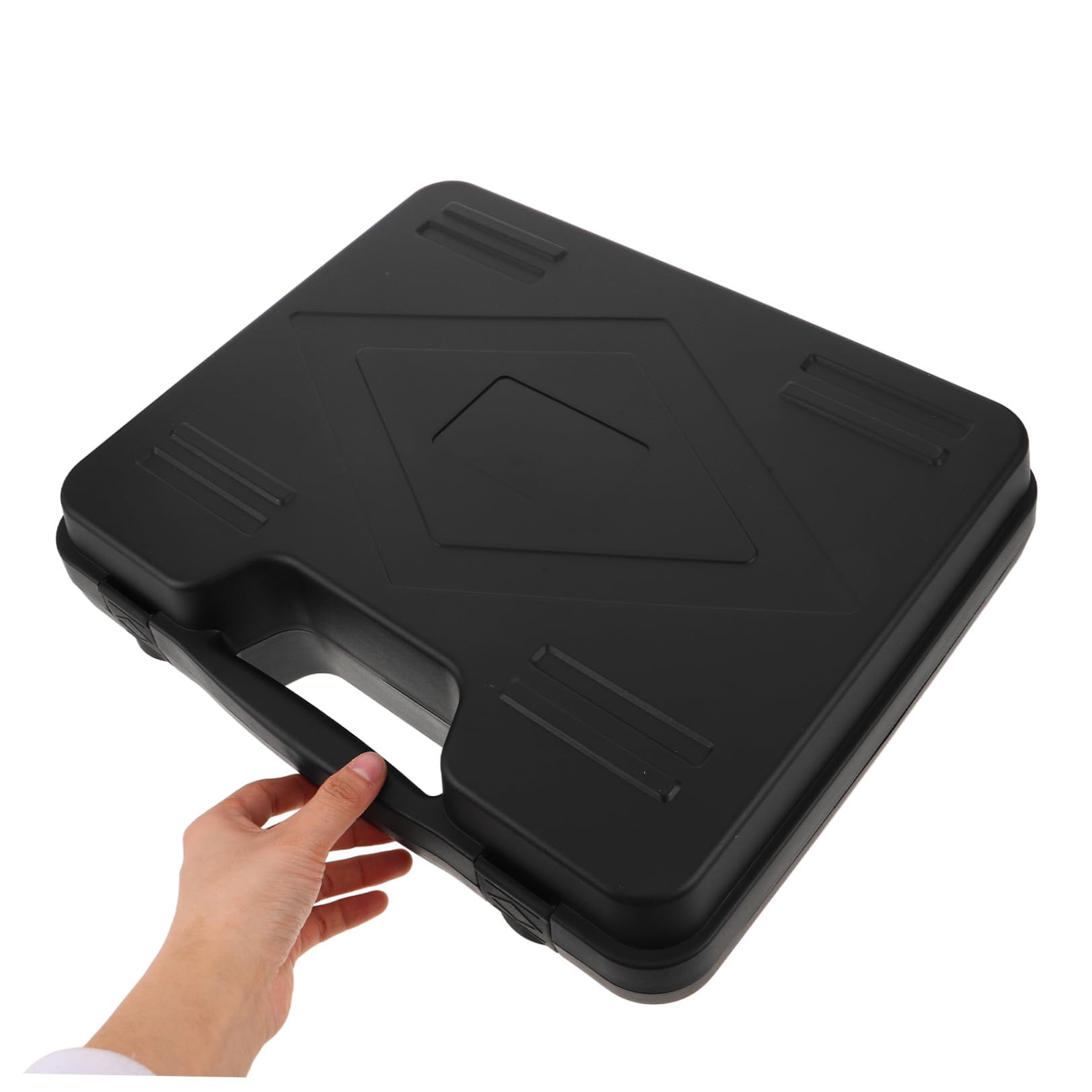 minkissy Estuche Rígido para Micrófono Grande, Caja Protectora y Resistente a Golpes, con Espuma Acolchada para Almacenamiento Seguro, Asa Portátil para Transmisiones en Directo y Viajes