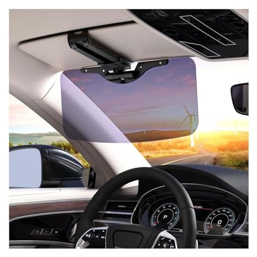 Sun Visor Extender for car, Adjustable car Visor Extender Easy to Install, Clip on car Visor Extender, Anti-Glare Sun Visor for car,car Visor Extender Sun Blocker (Black)
