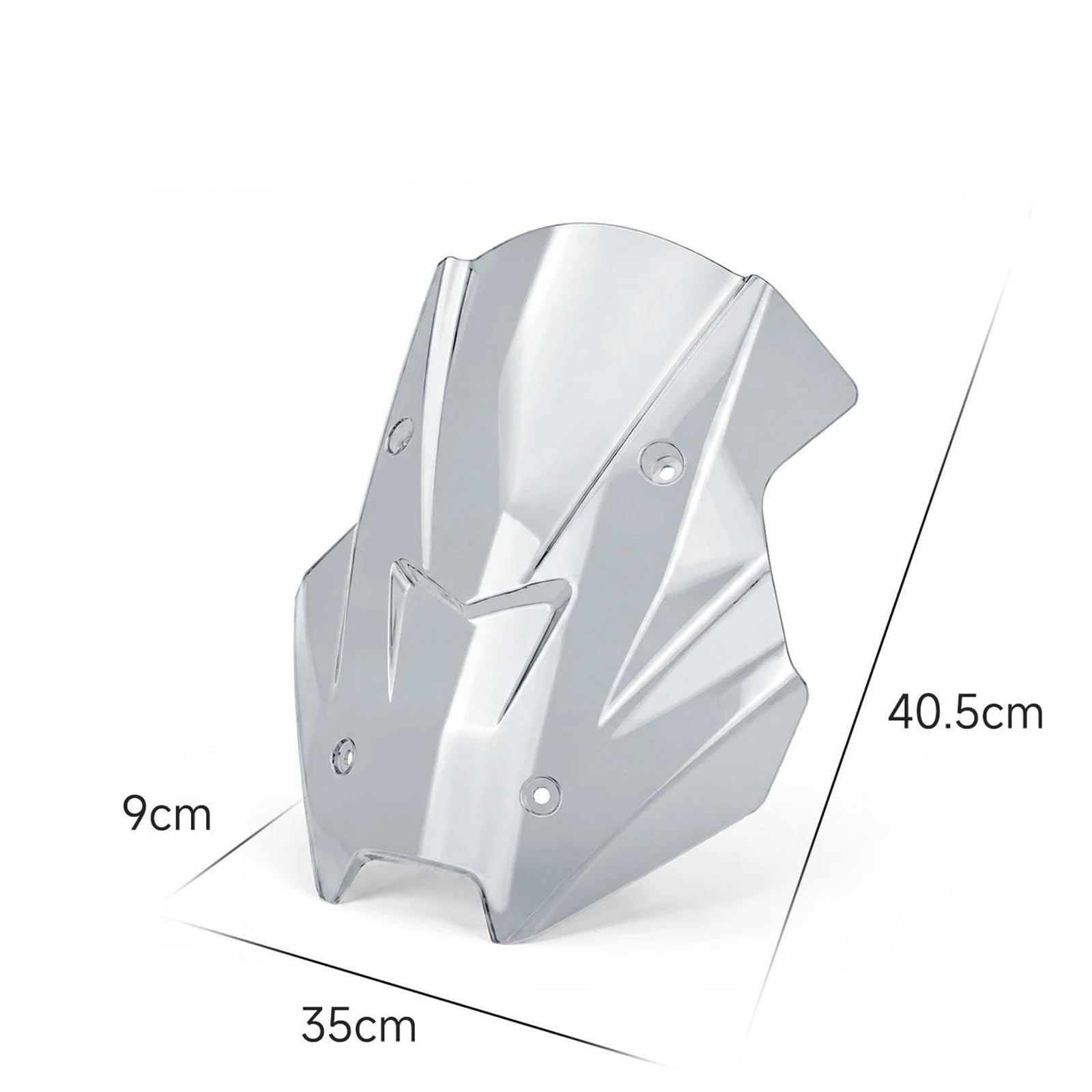 Scudo Parabrezza Modifica Moto Per Zontes 368G 368 G 368g 3mm Di Spessore Parabrezza Moto(Modello 3)