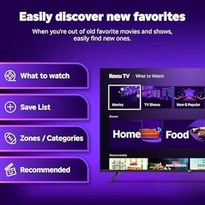 Roku Smart TV 55-Inch Select Series, 4K HDR TV Roku TV with Enhanced Voice Remote Flat Screen LED Television with Wi-Fi for Streaming Live Local News, Sports, Family Entertainment