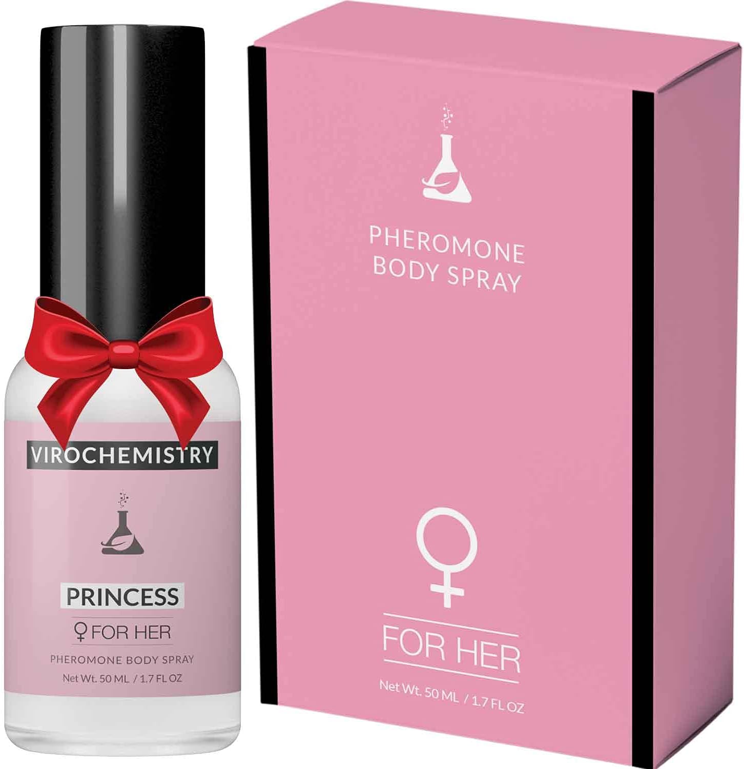 Pheromones For Women (PRINCESS) Body Spray - Elegant, Ultra Strength Organic Human Pheromones Fragrance Body Spray 50mL - [Human Grade Pheromones to Attract Men]