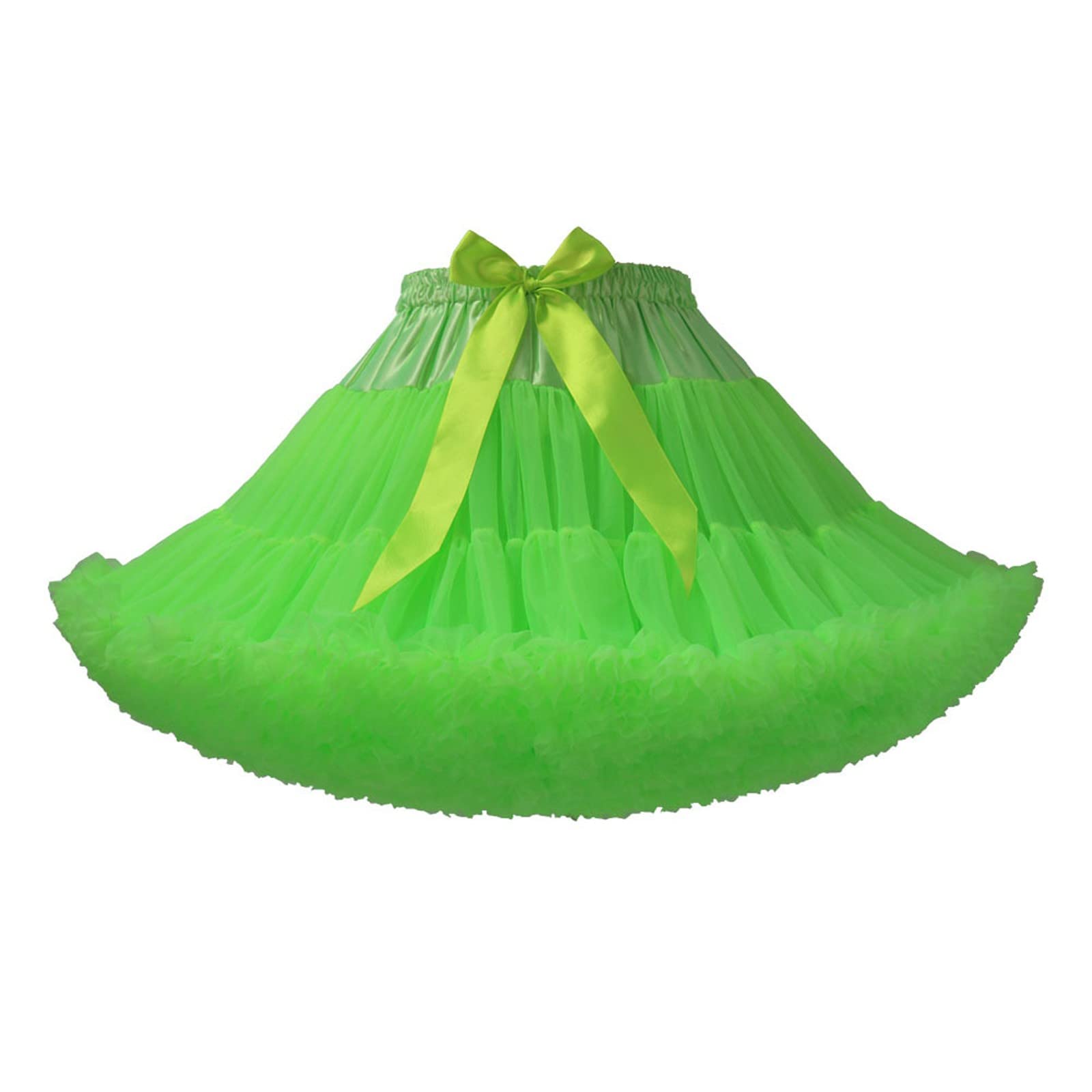 Jupe en tulle colorée pour femme - Jupe tutu pour femme - Orange - Costume de carnaval - Jupe en tulle des années 50 - Rockabilly - Jupe tutu - Costume de carnaval - Jupon de danse - Mini jupe festive