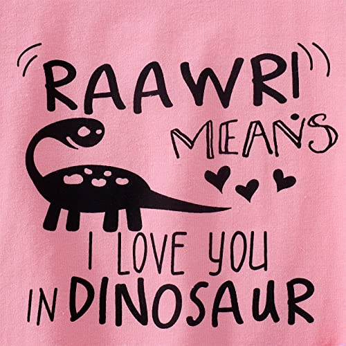 BOUTIKOME Toddler Baby Girls Boys Summer Shorts Set Dinosaur Short Sleeve T-Shirt Pants 2pcs Casual Clothes Outfits 5