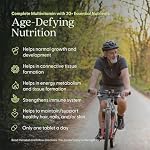 New Chapter One Daily Every Man's Multivitamin 55+ - Offers Eyesight, Immune System & Energy Metabolism Support - Contains Astaxanthin, Saw Palmetto & More - Gluten Free & Vegetarian - 60 Tablets
