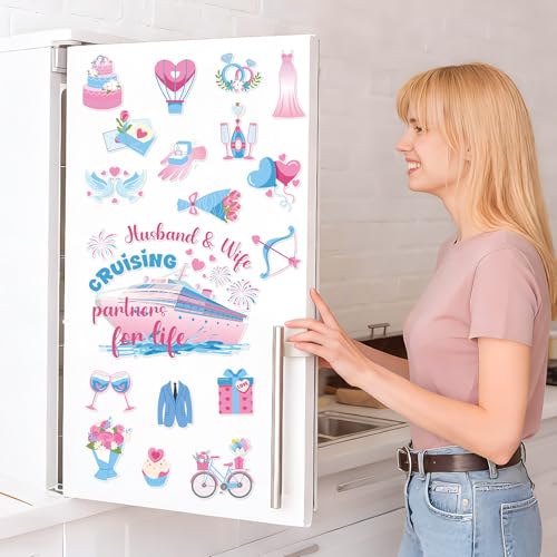 18 imanes decorativos para puerta luna de miel miniatura 2