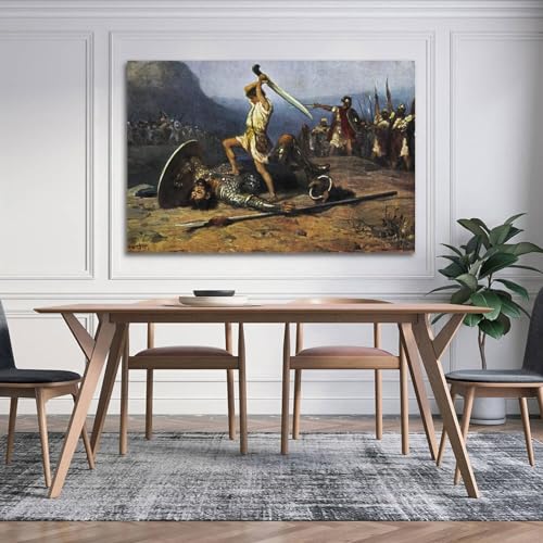 Poster Anton Robert Leinweber David et Goliath toile 61x91 cm - 4