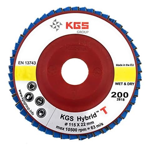 KGS Hybrid T Diamond Flap Discs for Sanding Cover