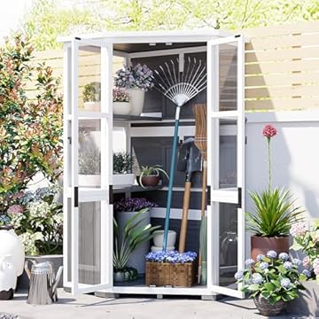 best garden tool organizers with lockable doors